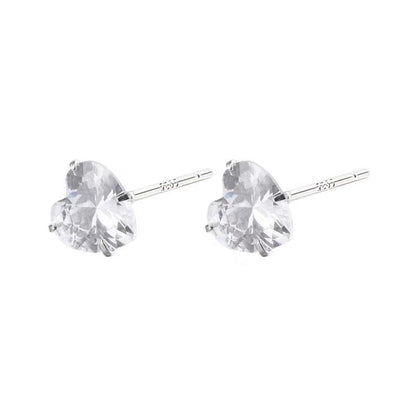 Aretes Corazón Zirconia